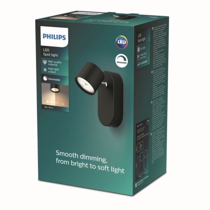 Philips - LED Ściemnialny kinkiet punktowy LED/4,5W/230V