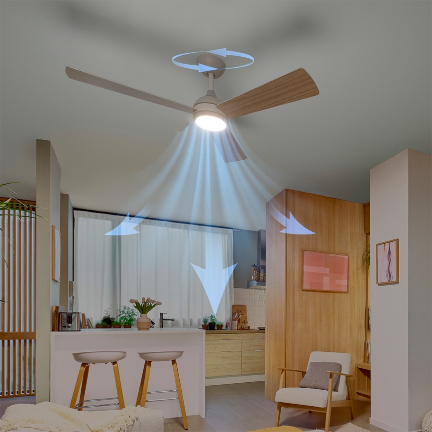 Philips - LED ściemnialny wentylator sufitowy CIVX LED/24W/230V + zdalne sterowanie