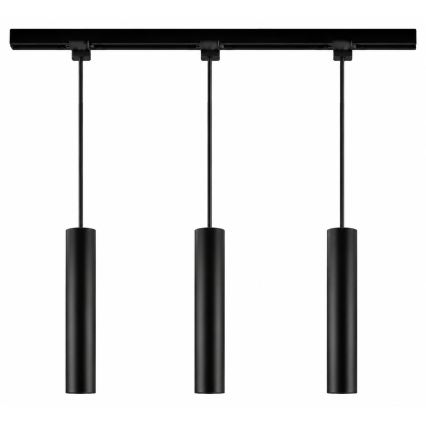 Philips - LED RGBW ściemnialny żyrandol na linkach w systemie szynowym EASYLINK HUE 3xGU10/4,7W/230V 2200-6500K 1m czarny + Hue bridge