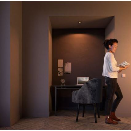 Philips 50391/11/P0 - LED Ściemniana oprawa wpuszczana SHELLBARK Warm Glow 1xLED/4,5W/230V 2200-2700K