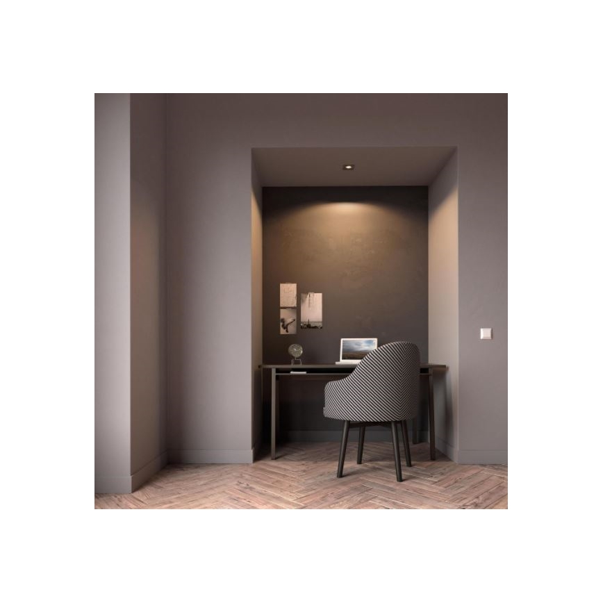 Philips 50391/11/P0 - LED Ściemniana oprawa wpuszczana SHELLBARK Warm Glow 1xLED/4,5W/230V 2200-2700K