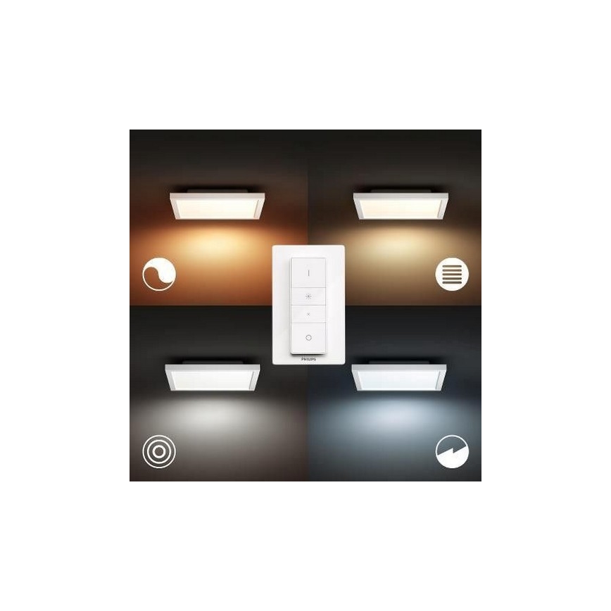 Philips - LED Ściemniany plafon Hue LED/19W/230V 2200-6500K + pilot