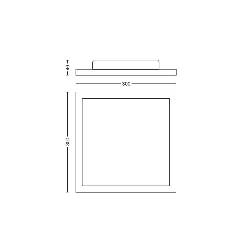 Philips - LED Ściemniany plafon Hue LED/19W/230V 2200-6500K + pilot