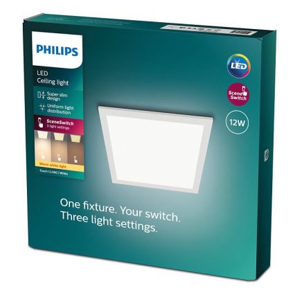 Philips - LED Ściemniany plafon SCENE SWITCH LED/12W/230V 2700K