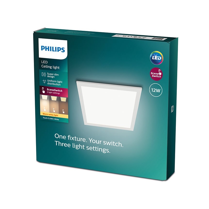 Philips - LED Ściemniany plafon SCENE SWITCH LED/12W/230V 2700K