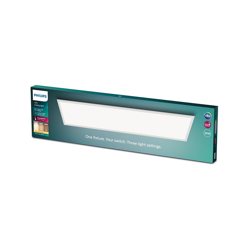 Philips - LED Ściemniany plafon SLIM SCENE SWITCH LED/36W/230V 2700K