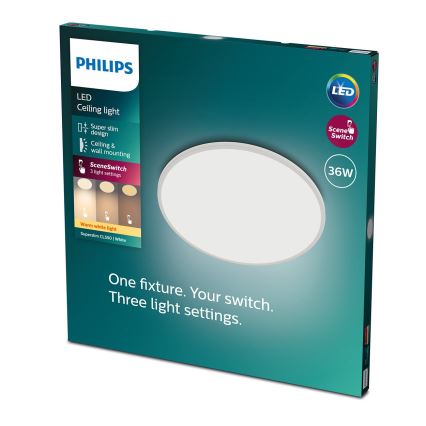 Philips - LED Ściemniany plafon SCENE SWITCH LED/36W/230V