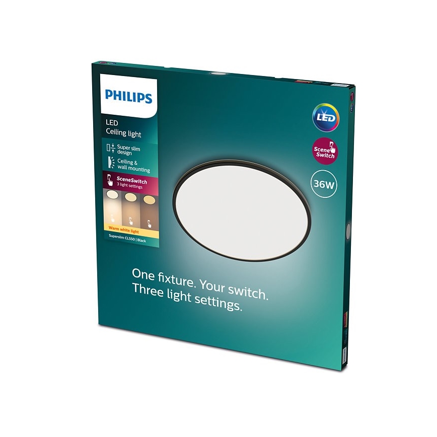 Philips - LED Ściemniany plafon SCENE SWITCH LED/36W/230V