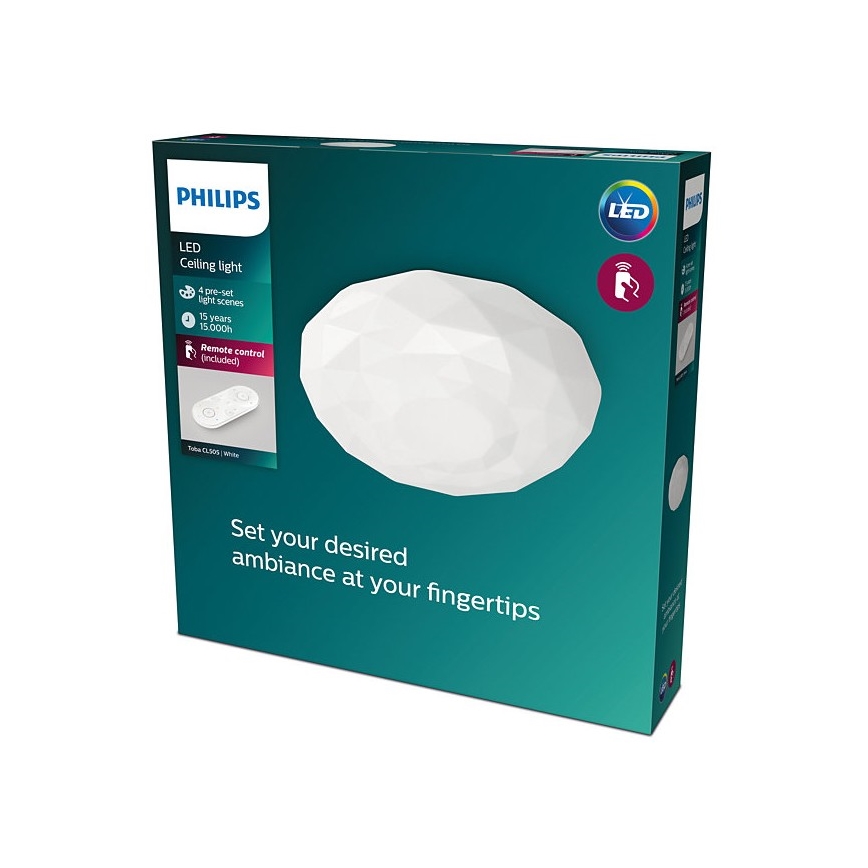 Philips - LED Ściemniany plafon LED/23W/230V 2700-6500K + pilot