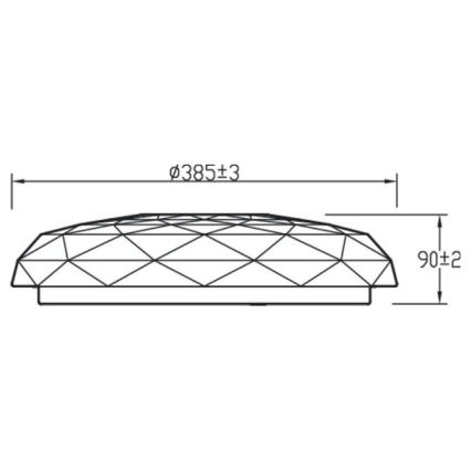 Philips - LED Ściemniany plafon LED/23W/230V 2700-6500K + pilot