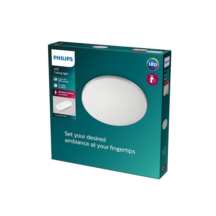 Philips - LED Ściemniany plafon LED/23W/230V 2700-6500K + pilot
