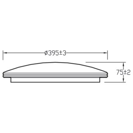 Philips - LED Ściemniany plafon LED/23W/230V 2700-6500K + pilot