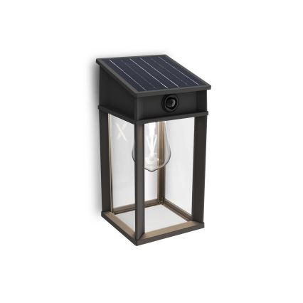 Philips - LED solarny kinkiet z czujnikiem ruchu i zmierzchu GERI LED/3,2W/3,7V 2600 mAh 4000K IP44