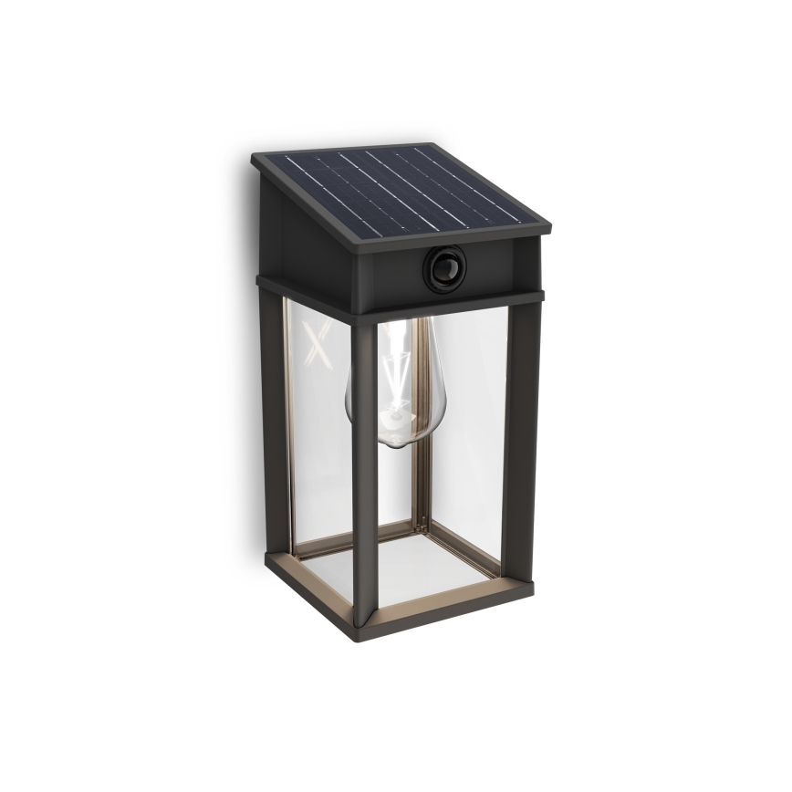 Philips - LED solarny kinkiet z czujnikiem ruchu i zmierzchu GERI LED/3,2W/3,7V 2600 mAh 4000K IP44