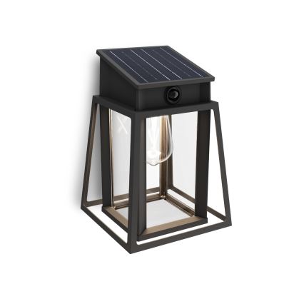 Philips - LED solarny kinkiet z czujnikiem ruchu i zmierzchu LYSIN LED/3,2W/3,7V 2600 mAh 4000K IP44