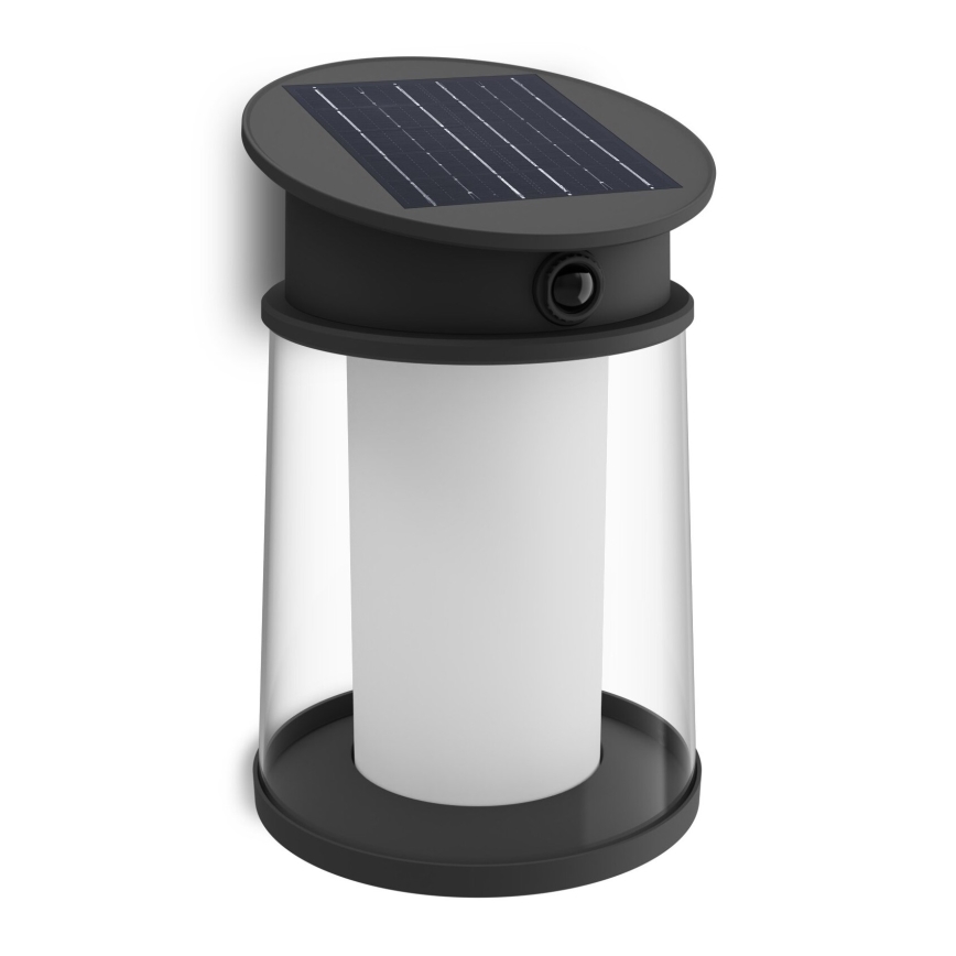 Philips - LED solarny kinkiet ścienny z czujnikiem ruchu i zmierzchu JUDA LED/3,2W/3,7V 2600 mAh 2700K IP44