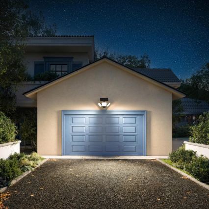 Philips - LED solarny kinkiet z czujnikiem ZYREN LED/24,5W/3,7V 2600 mAh 3000K IP65