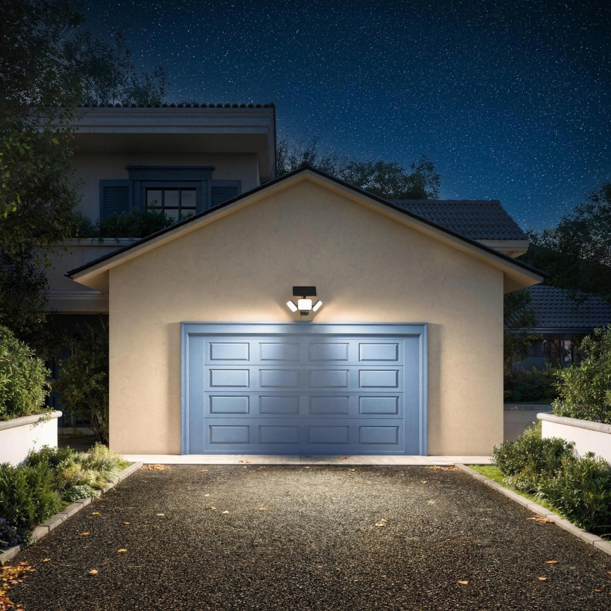 Philips - LED solarny kinkiet z czujnikiem ZYREN LED/24,5W/3,7V 2600 mAh 3000K IP65