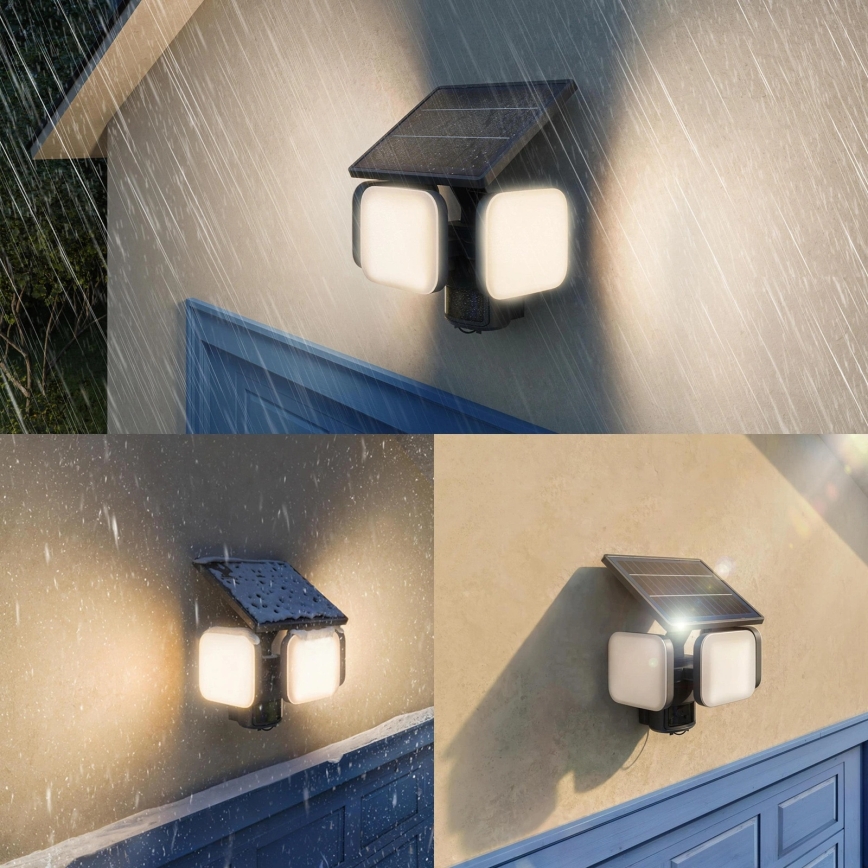 Philips - LED solarny kinkiet z czujnikiem ZYREN LED/24,5W/3,7V 2600 mAh 3000K IP65