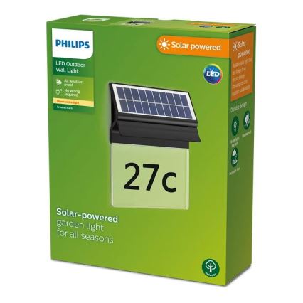 Philips - LED Solarny numer domu ENKARA LED/0,2W/3,7V IP44