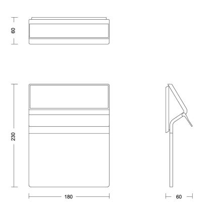 Philips - LED Solarny numer domu ENKARA LED/0,2W/3,7V IP44