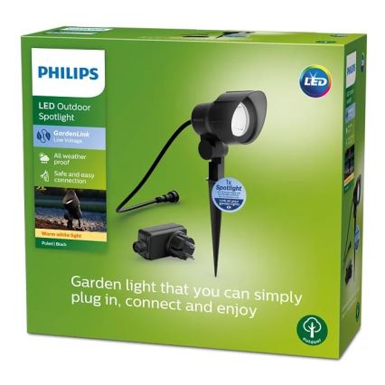 Philips - LED Zewnętrzne oświetlenie punktowe LED/24W/230V 2700K IP44