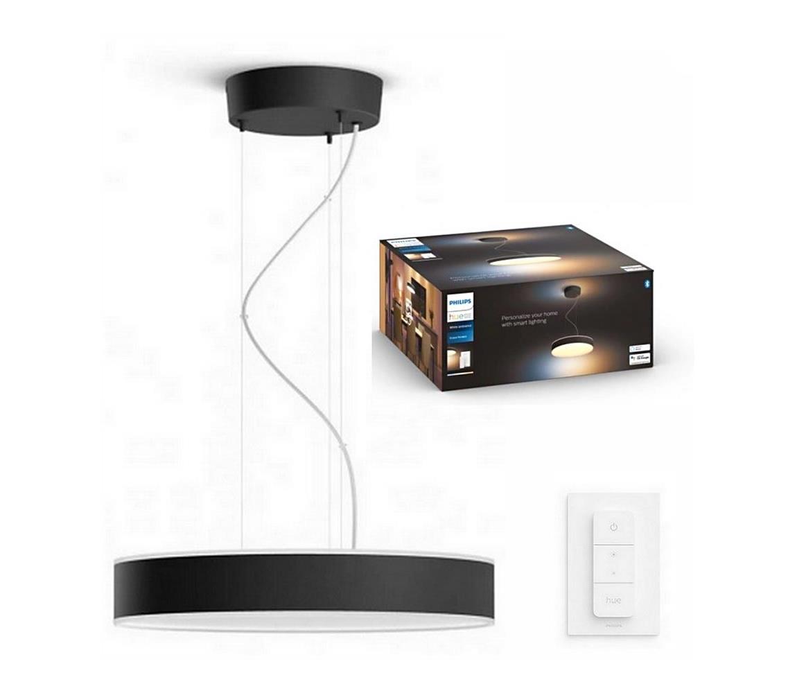 Philips - LED Żyrandol ściemnialny na lince Hue ENRAVE LED/33,5W/230V czarny + pilot