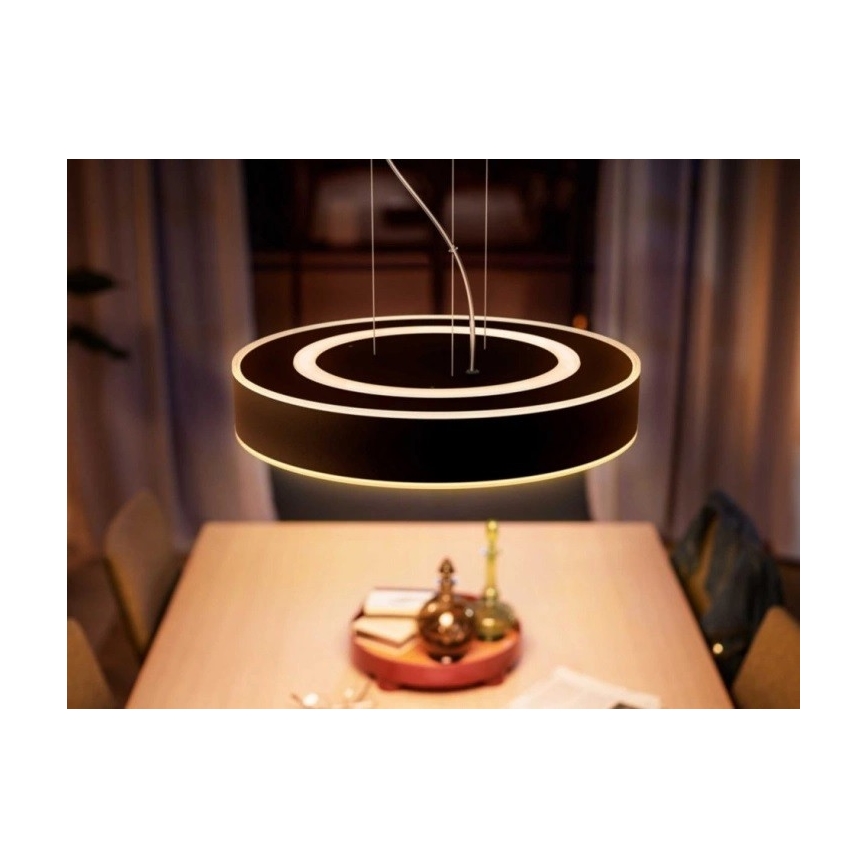 Philips - LED Żyrandol ściemnialny na lince Hue LED/33,5W/230V 2200-6500K czarny + pilot zdalnego sterowania
