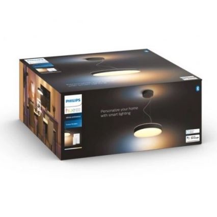 Philips - LED Żyrandol ściemnialny na lince Hue LED/33,5W/230V 2200-6500K czarny + pilot zdalnego sterowania