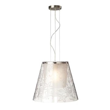 Philips Lirio 36905/60/LI - Lampa wisząca AMPLUS matowy chrom/ przezroczysty