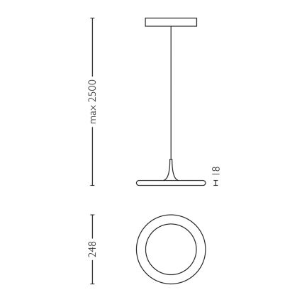 Philips Lirio 40753/11/LI - LED Lampa wisząca STELLATE 7xLED/2,5W