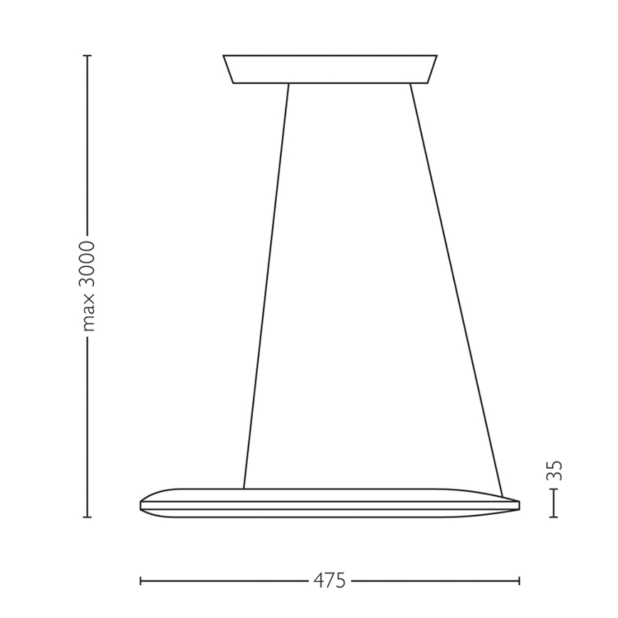 Philips Lirio 40756/93/LI - LED Lampa wisząca ECLIPTIC 12xLED/2,5W mat/czarna