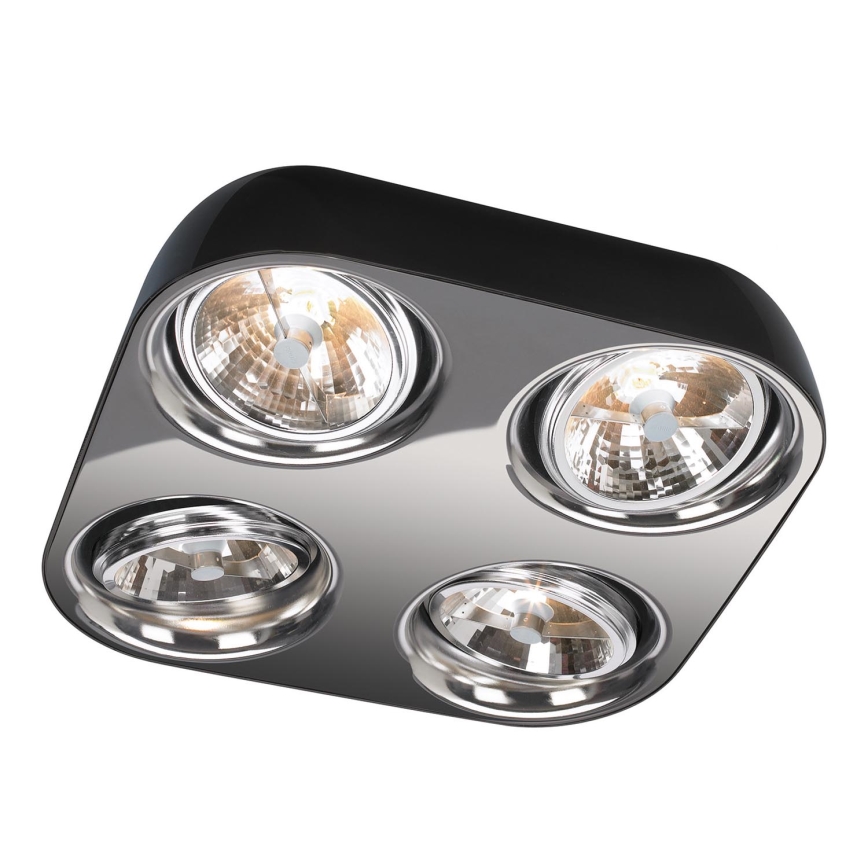 Philips Lirio 57134/30/LI - Plafon DOLOQ 4xG53/35W czarny