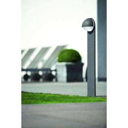 Philips Massive 16248/93/10 - Lampa stojąca zewnętrzna RENO 1xE27/12W/230V ciemnoszary