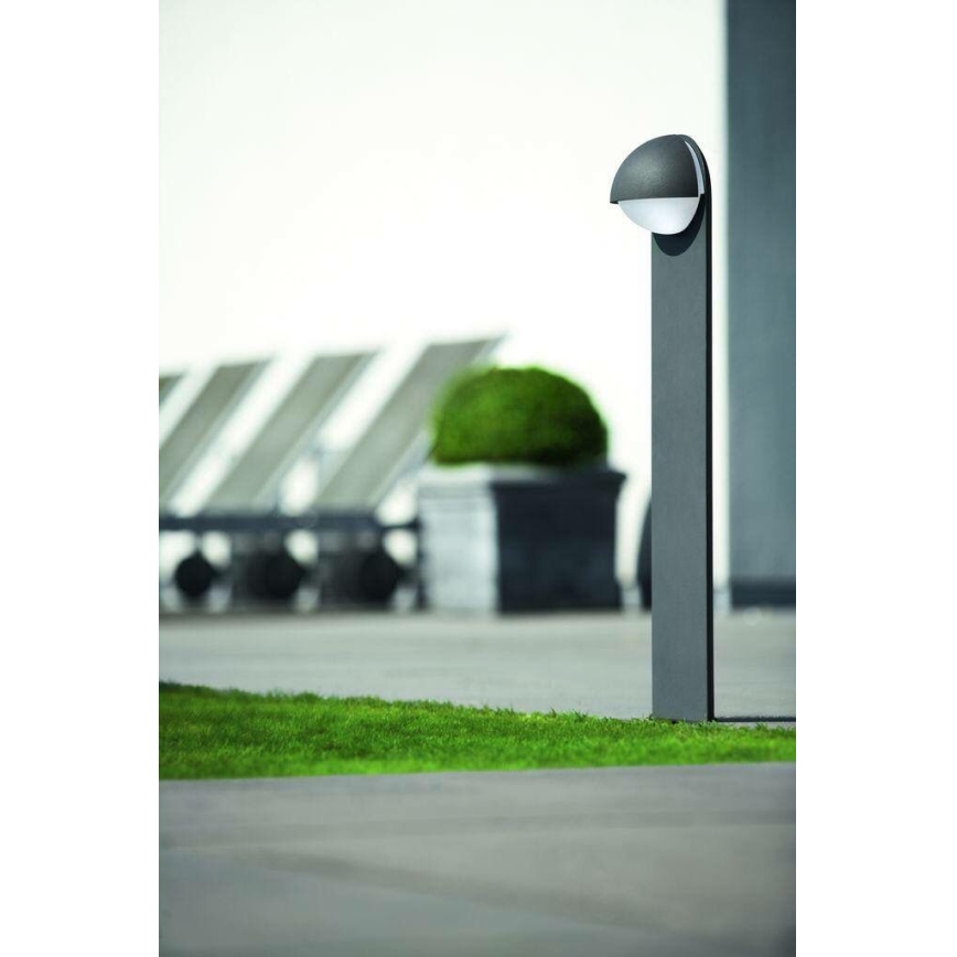 Philips Massive 16248/93/10 - Lampa stojąca zewnętrzna RENO 1xE27/12W/230V ciemnoszary
