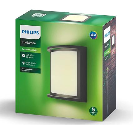 Philips Massive - LED Kinkiet zewnętrzny LED/12W/230V IP44