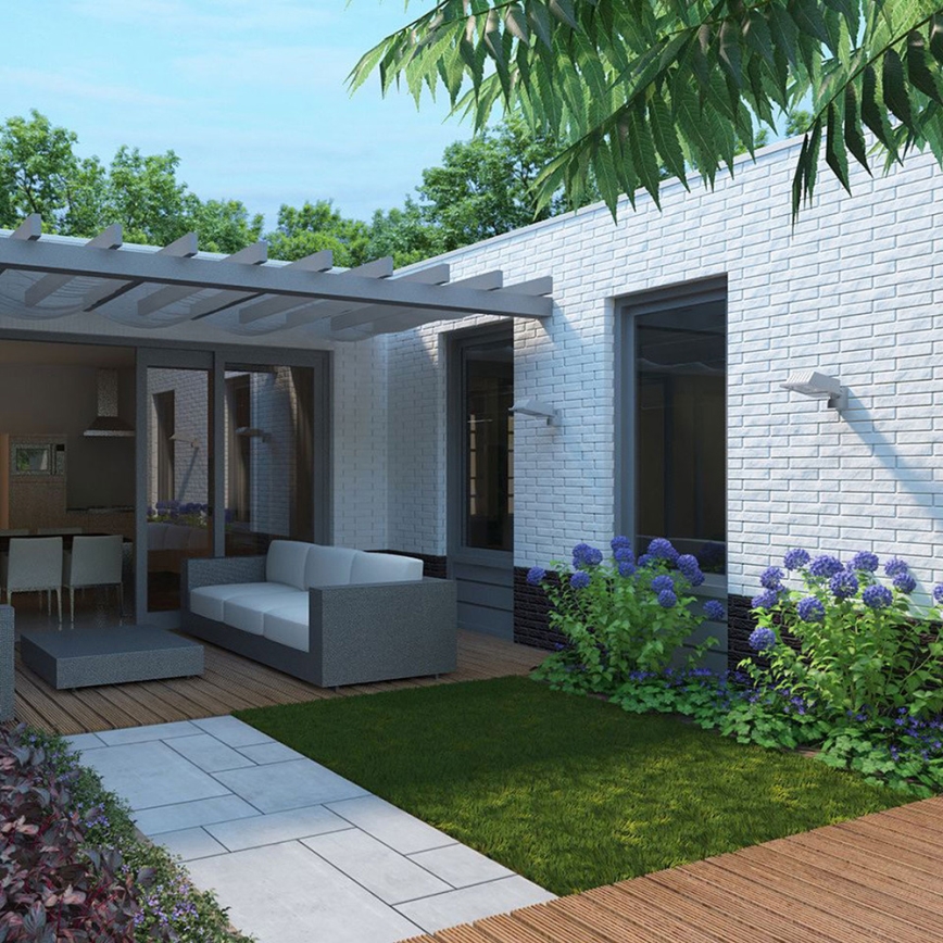 Philips Massive 17516/87/10 - Kinkiet zewnętrzny  z czujnikiem ruchu LAGOS 2xE27/23W/230V