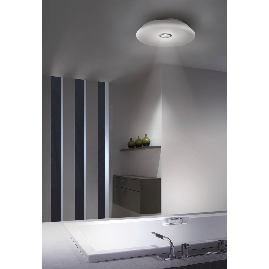 Philips Massive 32071/31/10 - LED Plafon łazienkowySURF 1x2GX13/22W + 1xLED/0,96W