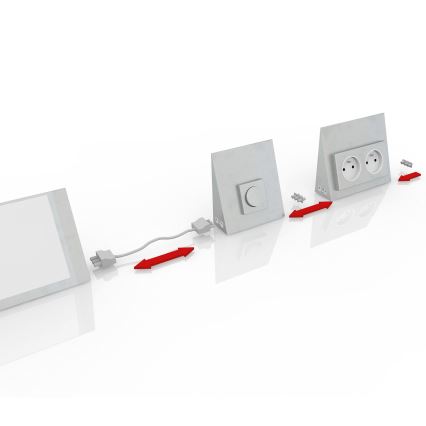 Philips Massive 33466/17/46 - CUCINA 2× kontakty podszafkowe 230V