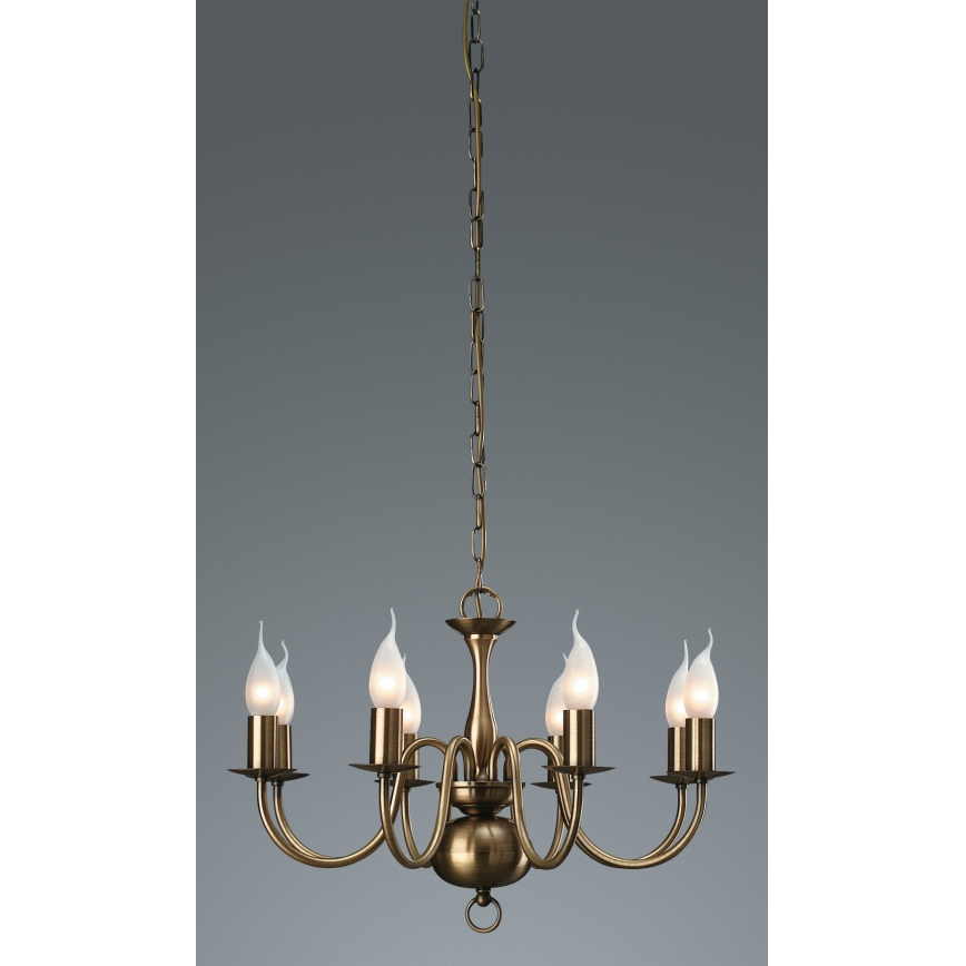 Philips Massive 36256/06/10 - Závěsný lustr ADAMS 8xE14/40W