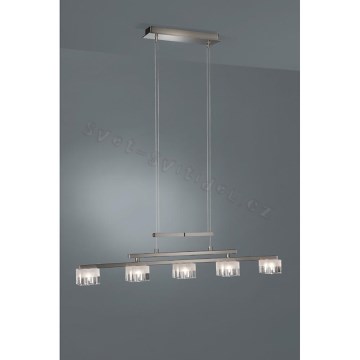 Philips Massive 37651/17/10 - Lampa wisząca AIKEN 5xG4/20W/12V