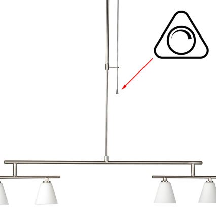 Philips Massive 40198/17/10 - Lampa wisząca AMIN 6xG9/28W/230V