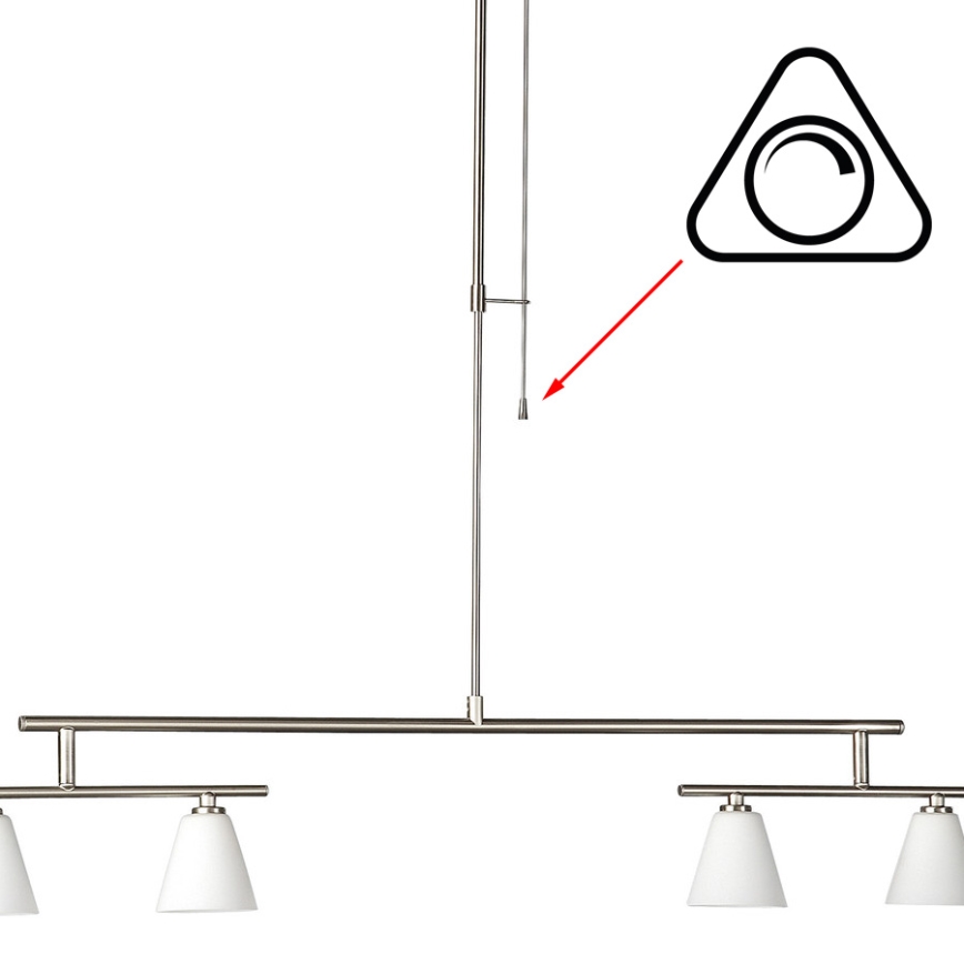 Philips Massive 40198/17/10 - Lampa wisząca AMIN 6xG9/28W/230V