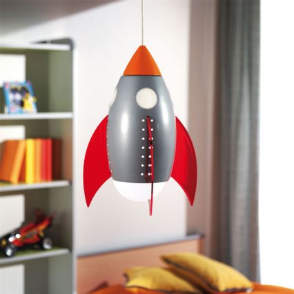 Philips Massive 40204/55/10 - Lampa wisząca dziecięca ROCKY 1xE27/60W/230V