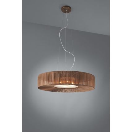 Philips Massive 40271/43/10 - Lampa wisząca nowoczesna ERNEST 4xG9/28W/230V brązowy