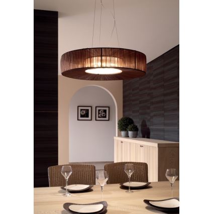 Philips Massive 40271/43/10 - Lampa wisząca nowoczesna ERNEST 4xG9/28W/230V brązowy