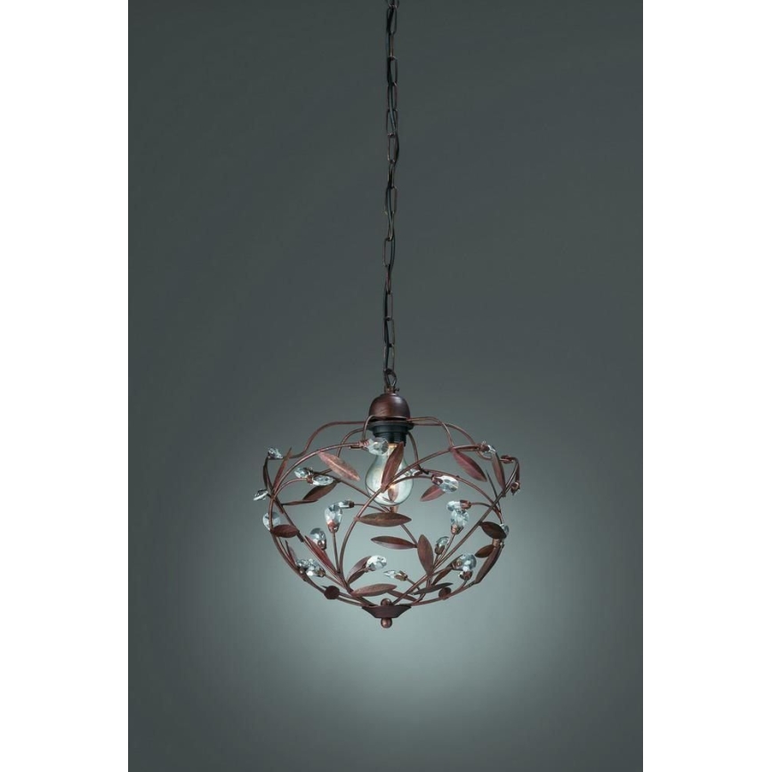 Philips Massive 41788/43/10 - Lampa wisząca BAPTISTE 1xE27/100W matowy bršz