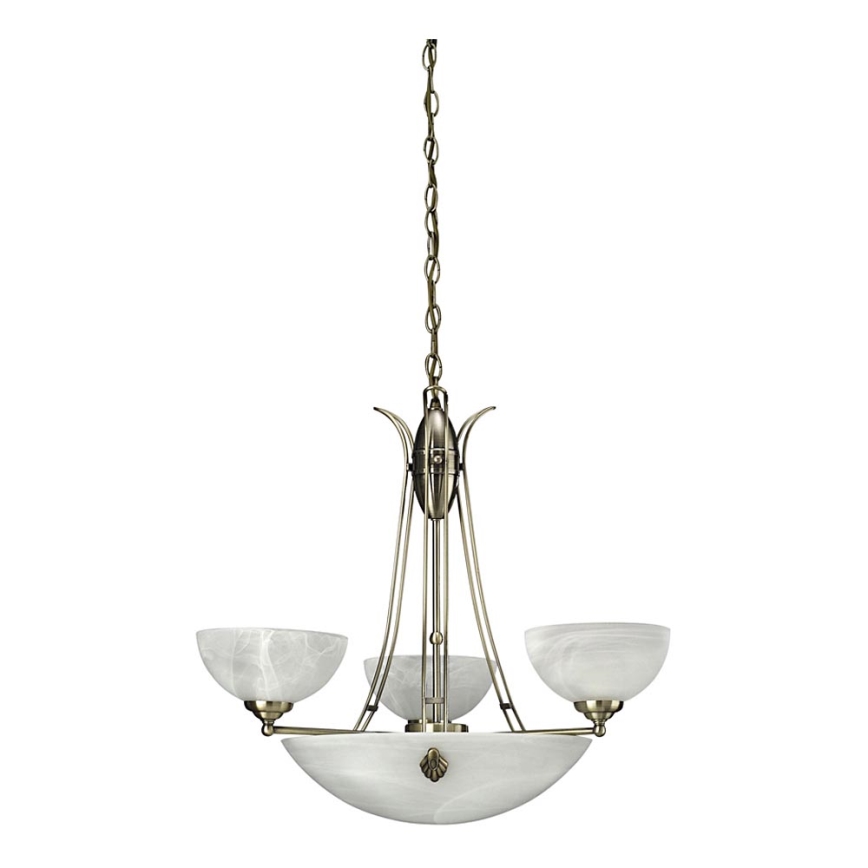 Philips Massive 41898/06/10 - Lampa wisząca Żyrandol BARBER 3xE14/40W/230V