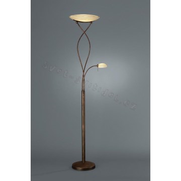 Philips Massive 42069/43/10 - Ściemnialna lampa podłogowa BANTING 1xR7S118/300W +1xG9/40W