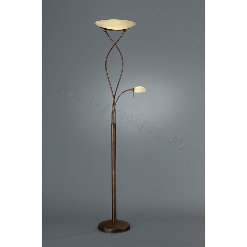 Philips Massive 42069/43/10 - Ściemnialna lampa podłogowa BANTING 1xR7S118/300W +1xG9/40W